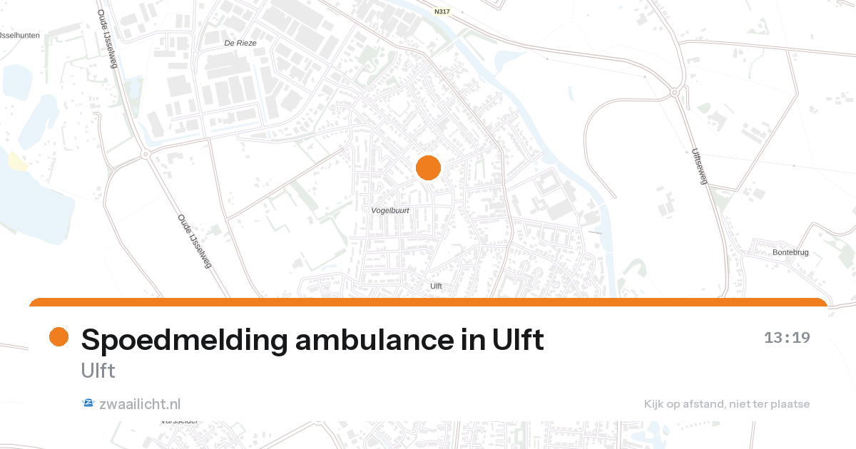 Spoedmelding ambulance in Ulft — 23 aug 2026