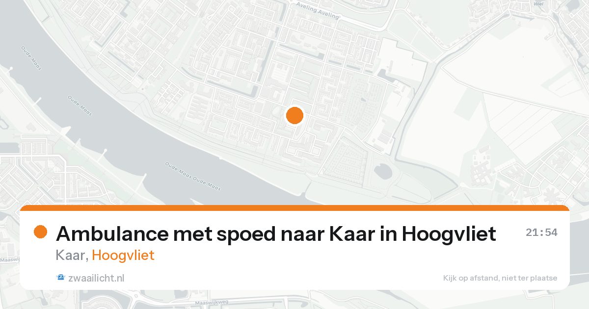 Ambulance met spoed naar Kaar in Hoogvliet — 7 feb 2026