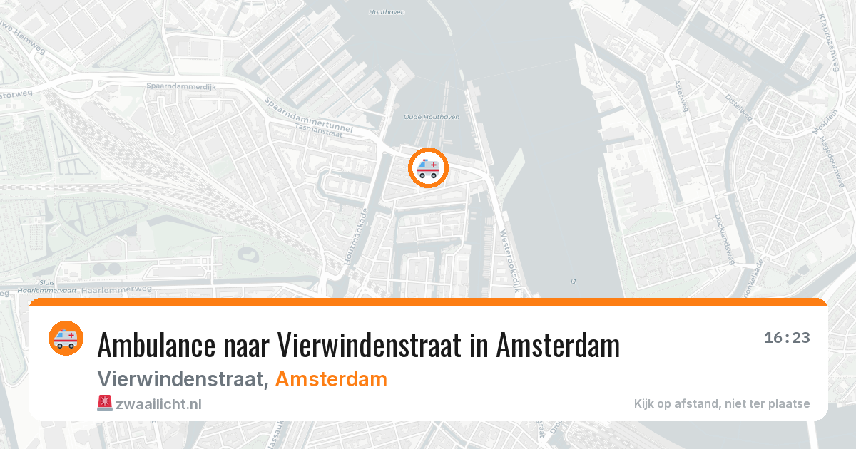 Ambulance naar Vierwindenstraat in Amsterdam — 12 jul 2026