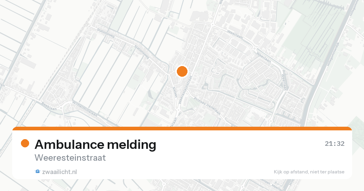 Ambulance melding — 7 feb 2026