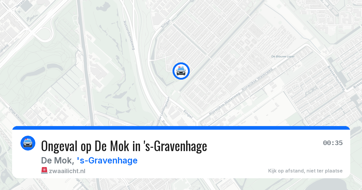 Ongeval op De Mok in 's-Gravenhage — 26 jun 2026
