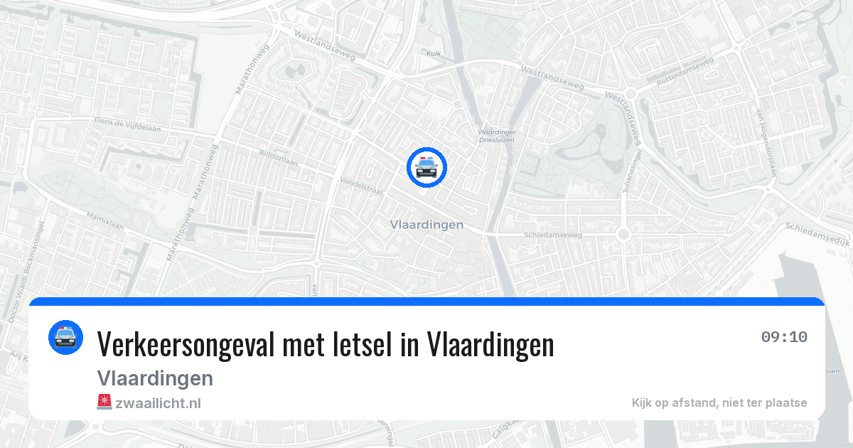 Verkeersongeval met letsel in Vlaardingen — 1 apr 2026