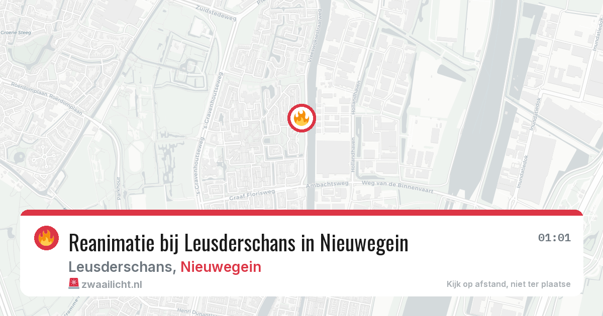 Reanimatie bij Leusderschans in Nieuwegein — 4 apr 2026