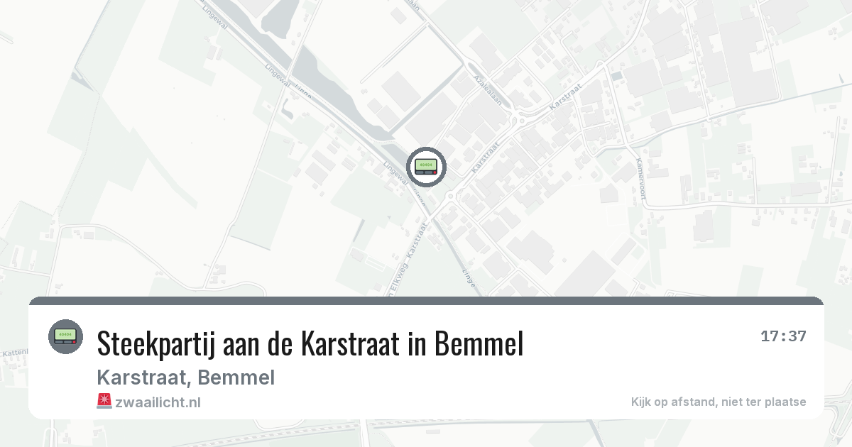 Steekpartij aan de Karstraat in Bemmel — 2 mei 2026