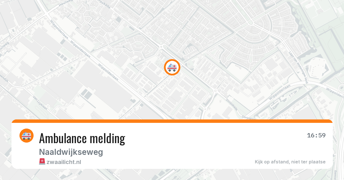 Ambulance melding — 13 jul 2026