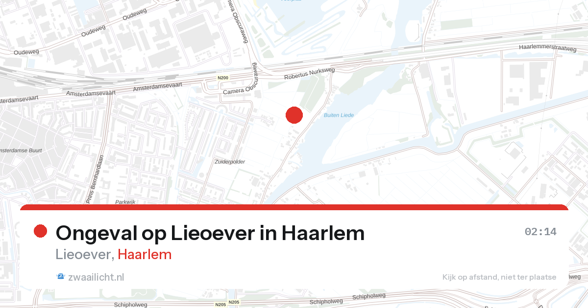Ongeval op Lieoever in Haarlem — 27 aug 2026