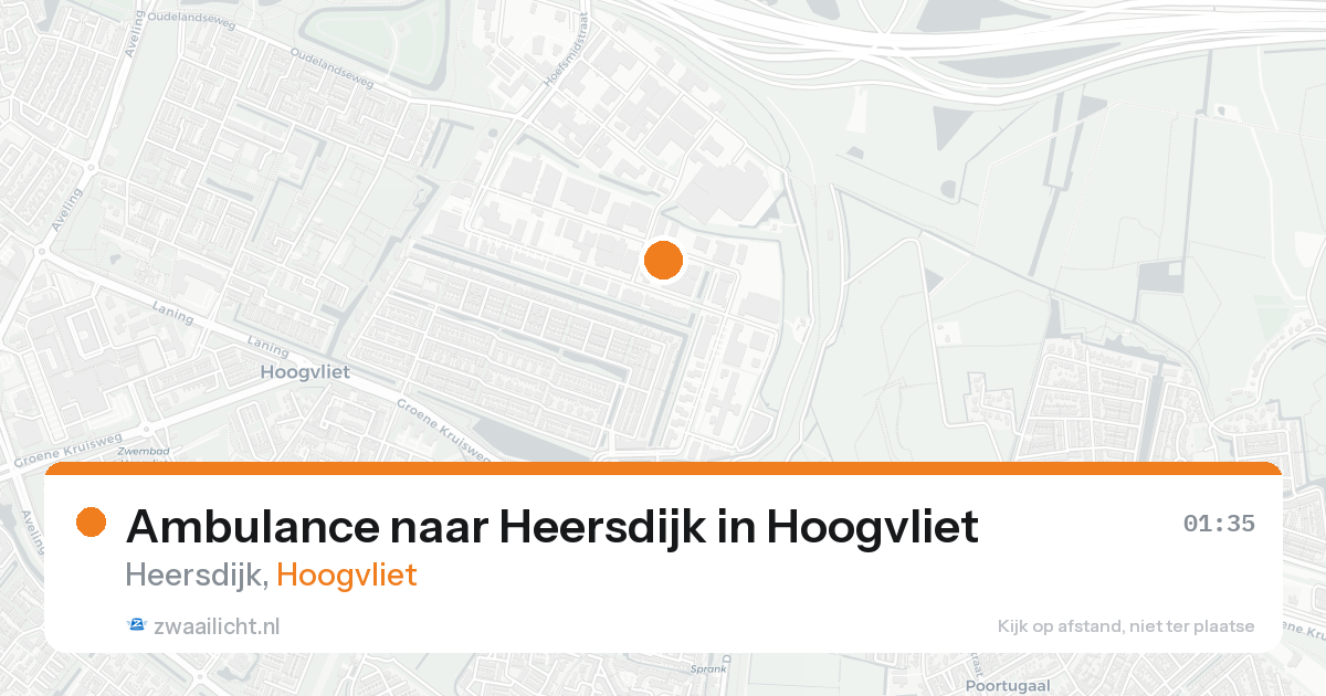 Ambulance naar Heersdijk in Hoogvliet — 31 jan 2026