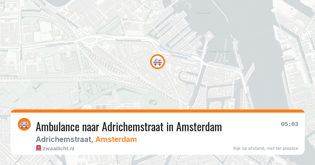 Ambulance naar Adrichemstraat in Amsterdam — 3 jun 2026