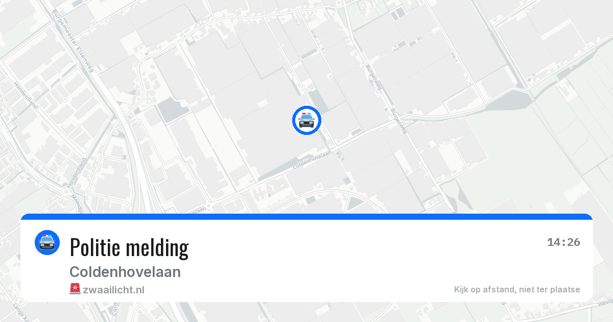 Politie melding — 25 jul 2026