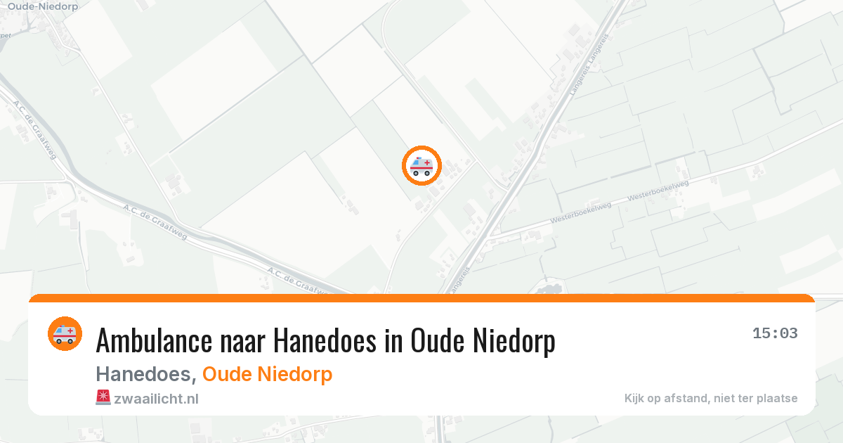 Ambulance naar Hanedoes in Oude Niedorp — 4 feb 2026