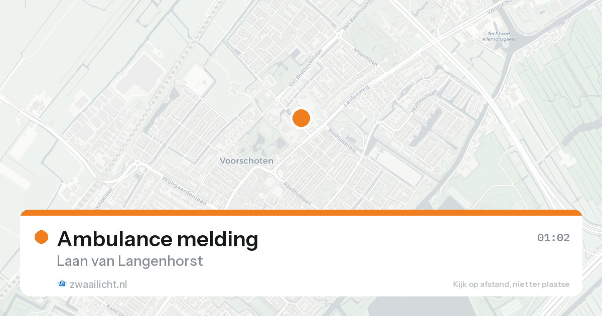 Ambulance melding — 8 feb 2026