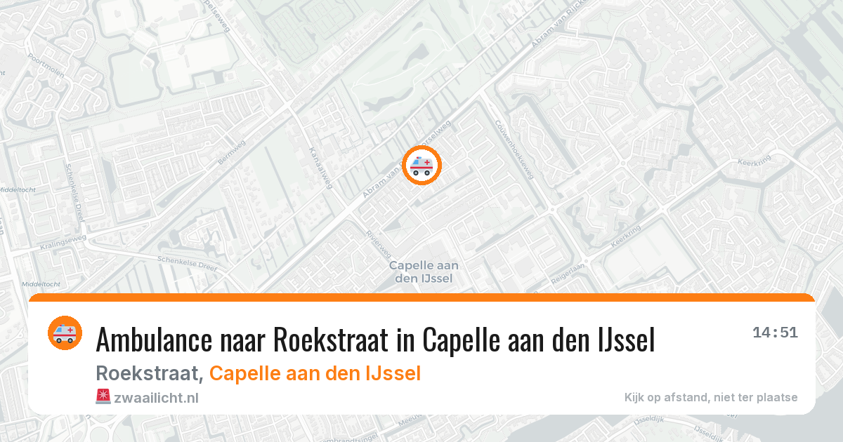 Ambulance naar Roekstraat in Capelle aan den IJssel — 19 mei 2026