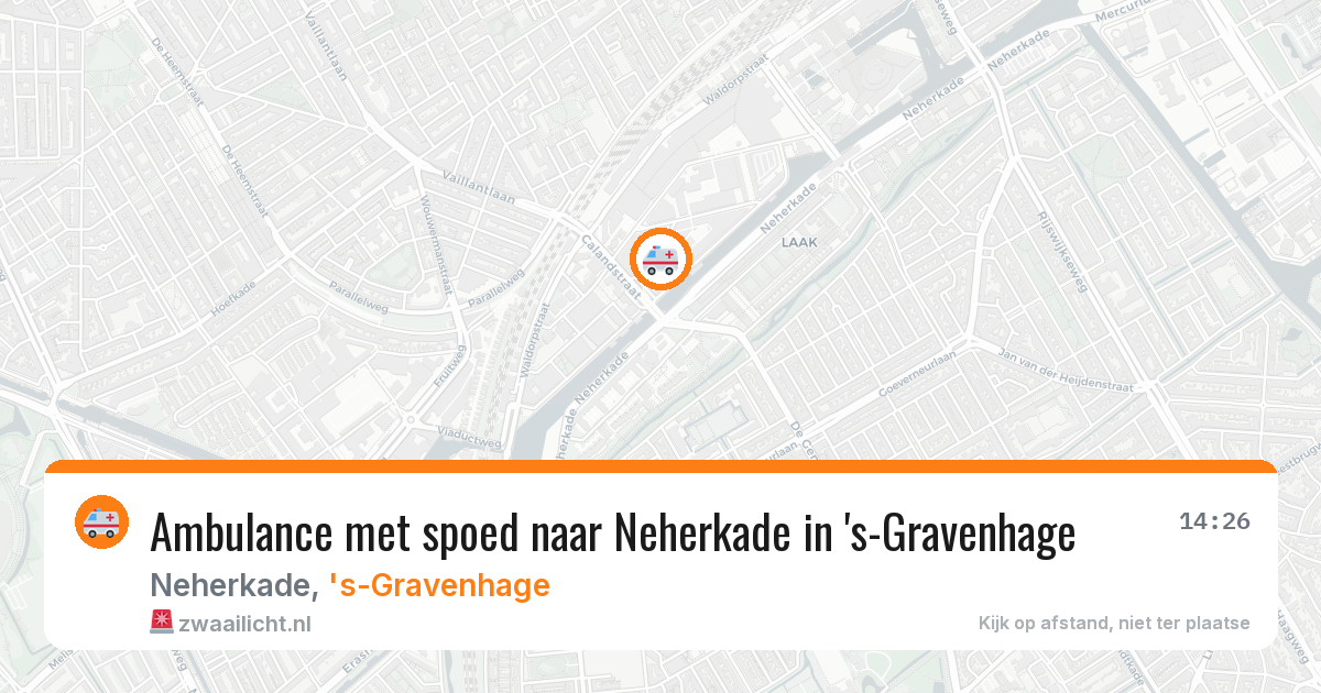 Ambulance met spoed naar Neherkade in 's-Gravenhage — 29 jan 2026