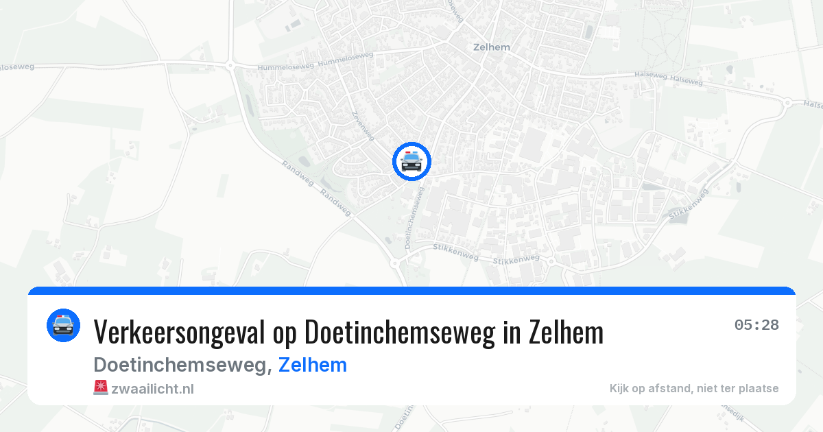 Verkeersongeval op Doetinchemseweg in Zelhem — 30 jun 2026