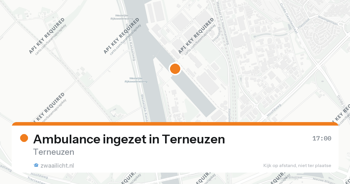 Ambulance ingezet in Terneuzen — 25 aug 2026