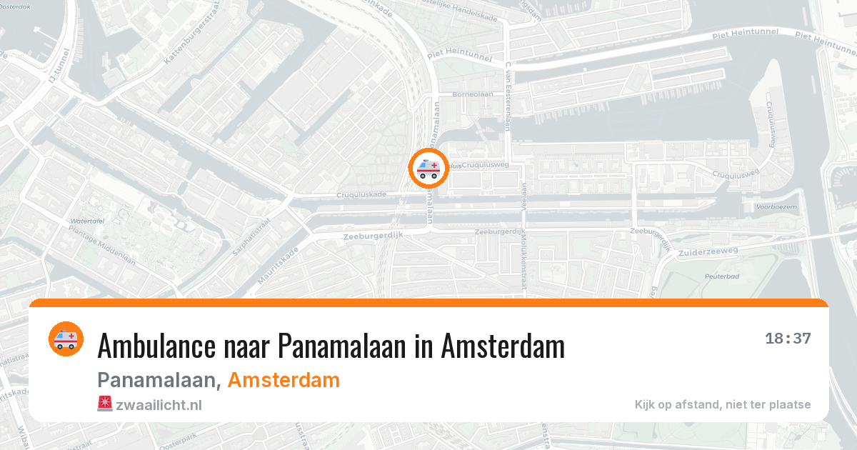 Ambulance naar Panamalaan in Amsterdam — 2 jul 2026