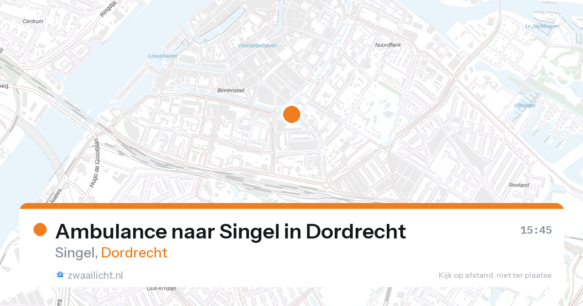 Ambulance naar Singel in Dordrecht — 28 aug 2026