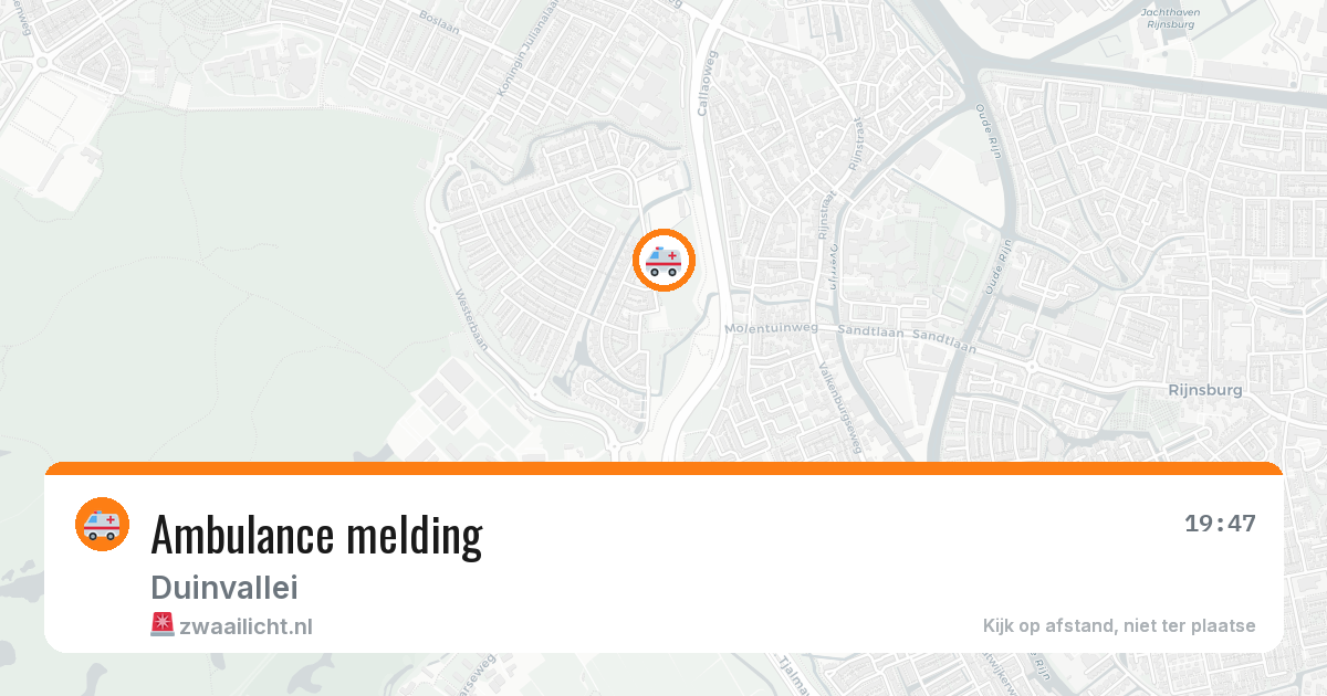 Ambulance melding — 20 jun 2026