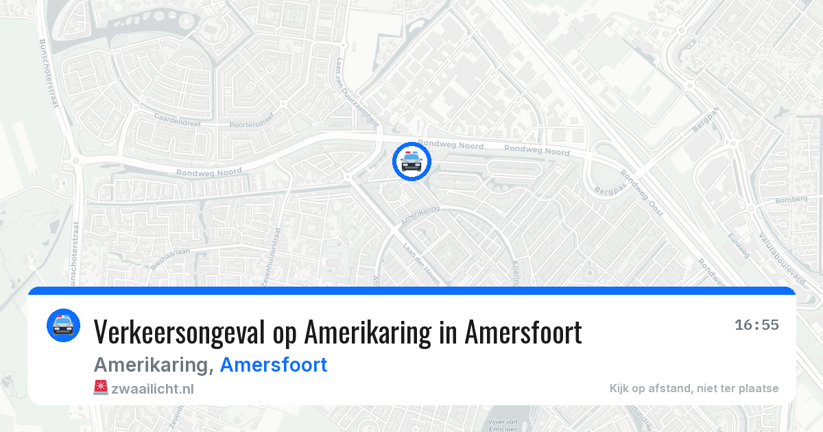 Verkeersongeval op Amerikaring in Amersfoort — 31 jul 2026