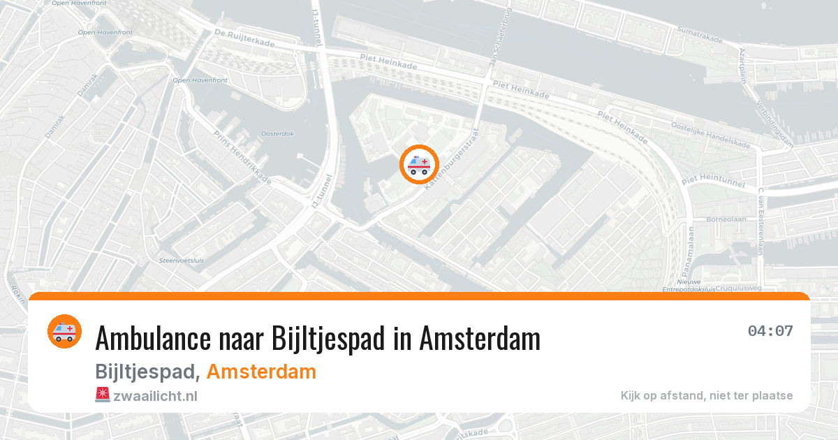 Ambulance naar Bijltjespad in Amsterdam — 29 mei 2026