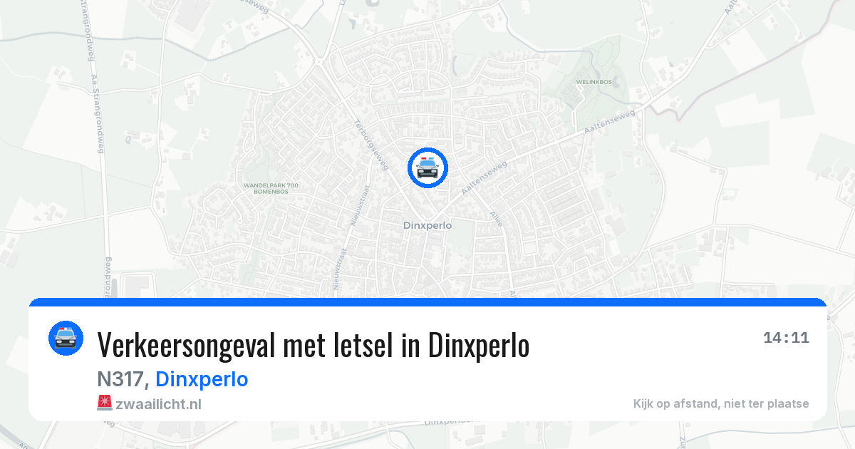 Verkeersongeval met letsel in Dinxperlo — 19 apr 2026