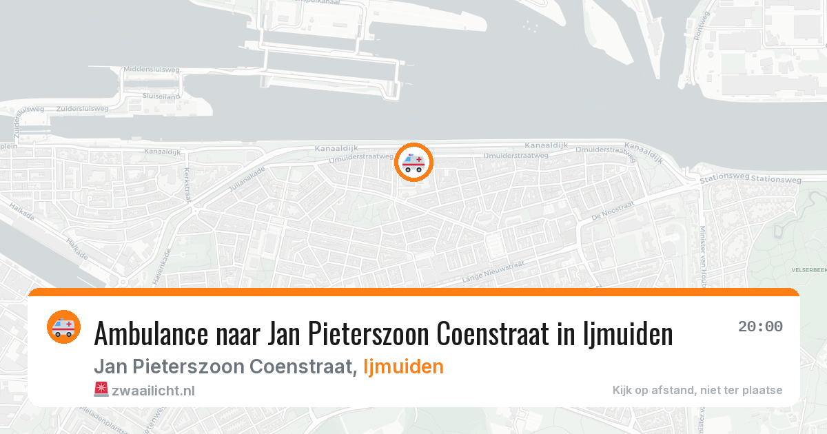 Ambulance naar Jan Pieterszoon Coenstraat in Ijmuiden — 7 apr 2026