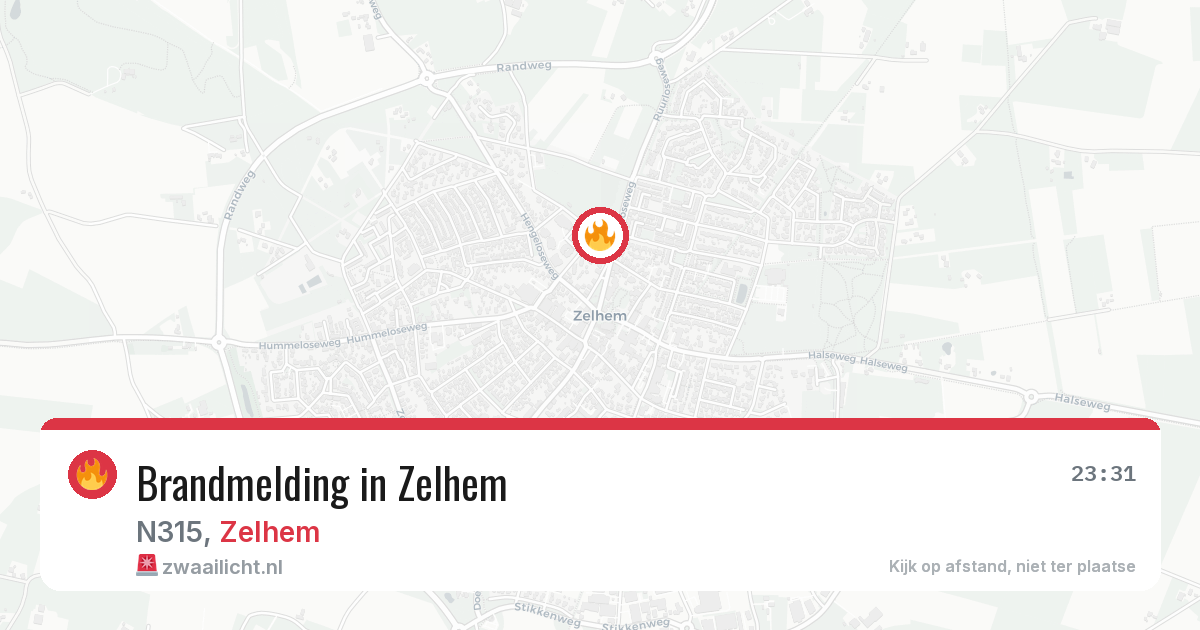 Brandmelding in Zelhem — 30 apr 2026
