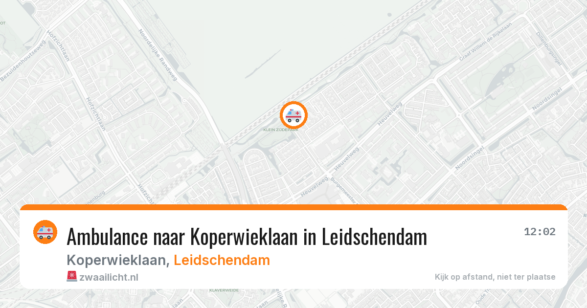 Ambulance naar Koperwieklaan in Leidschendam — 29 jan 2026
