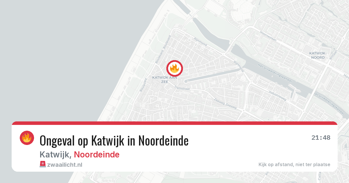 Ongeval op Katwijk in Noordeinde — 14 jul 2026