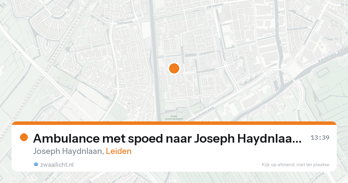 Ambulance met spoed naar Joseph Haydnlaan in Leiden — 7 feb 2026
