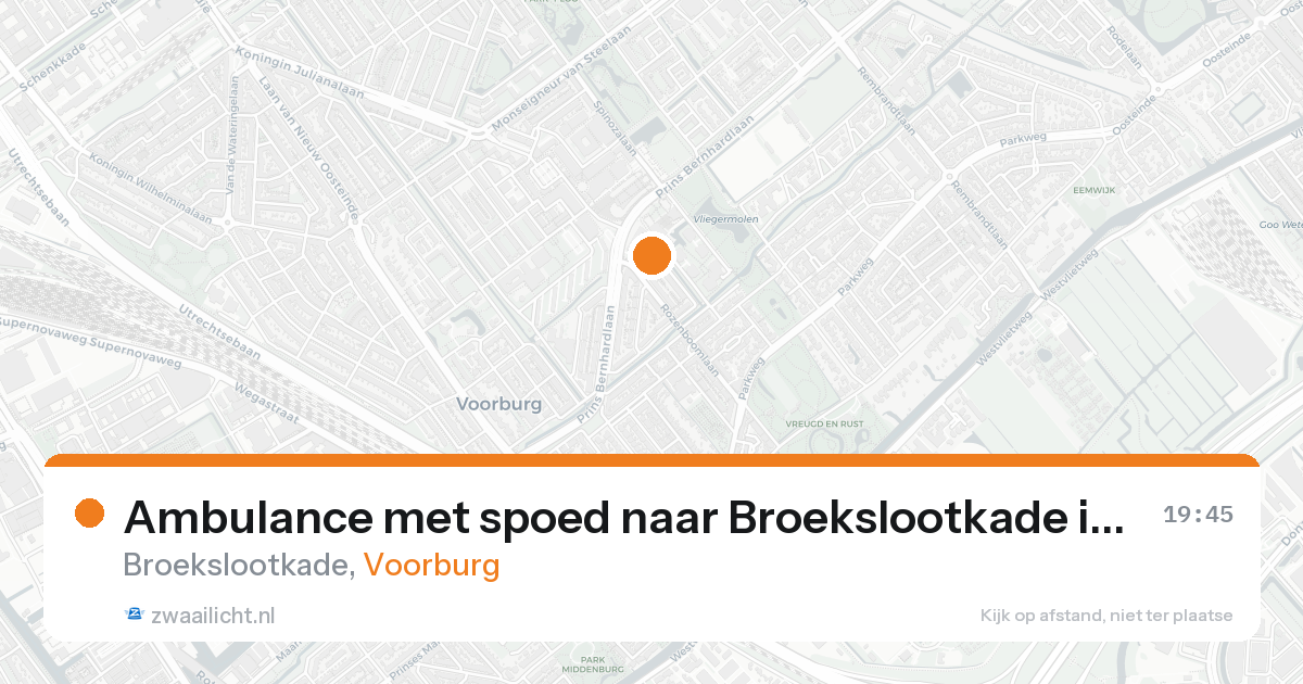 Ambulance met spoed naar Broekslootkade in Voorburg — 7 feb 2026