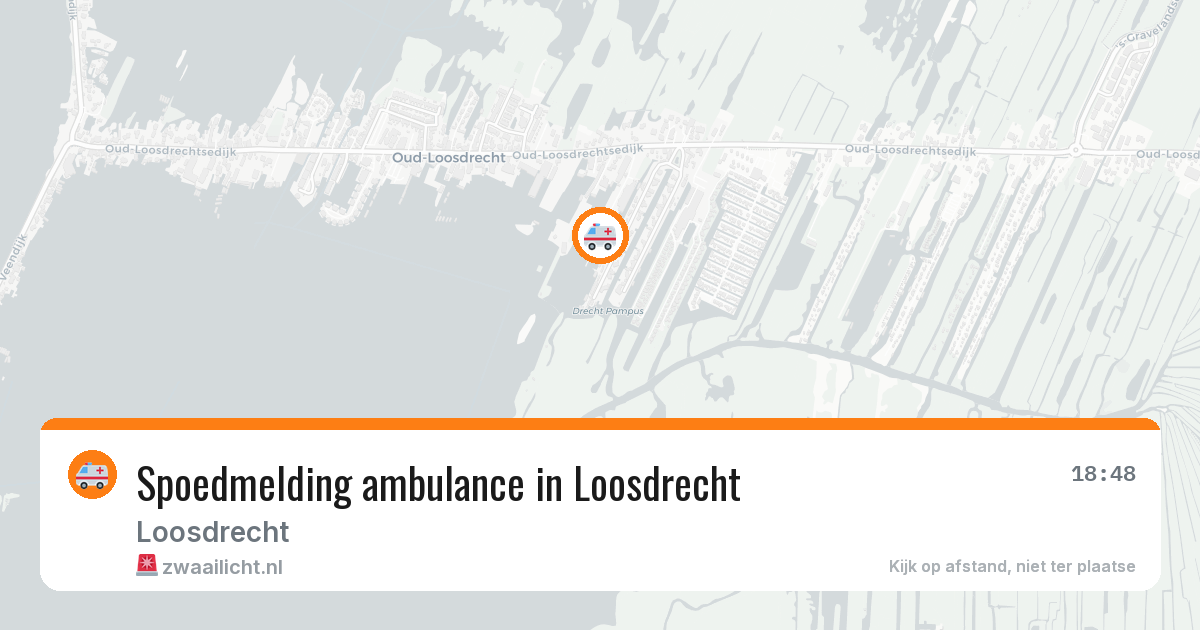 Spoedmelding ambulance in Loosdrecht — 24 jun 2026