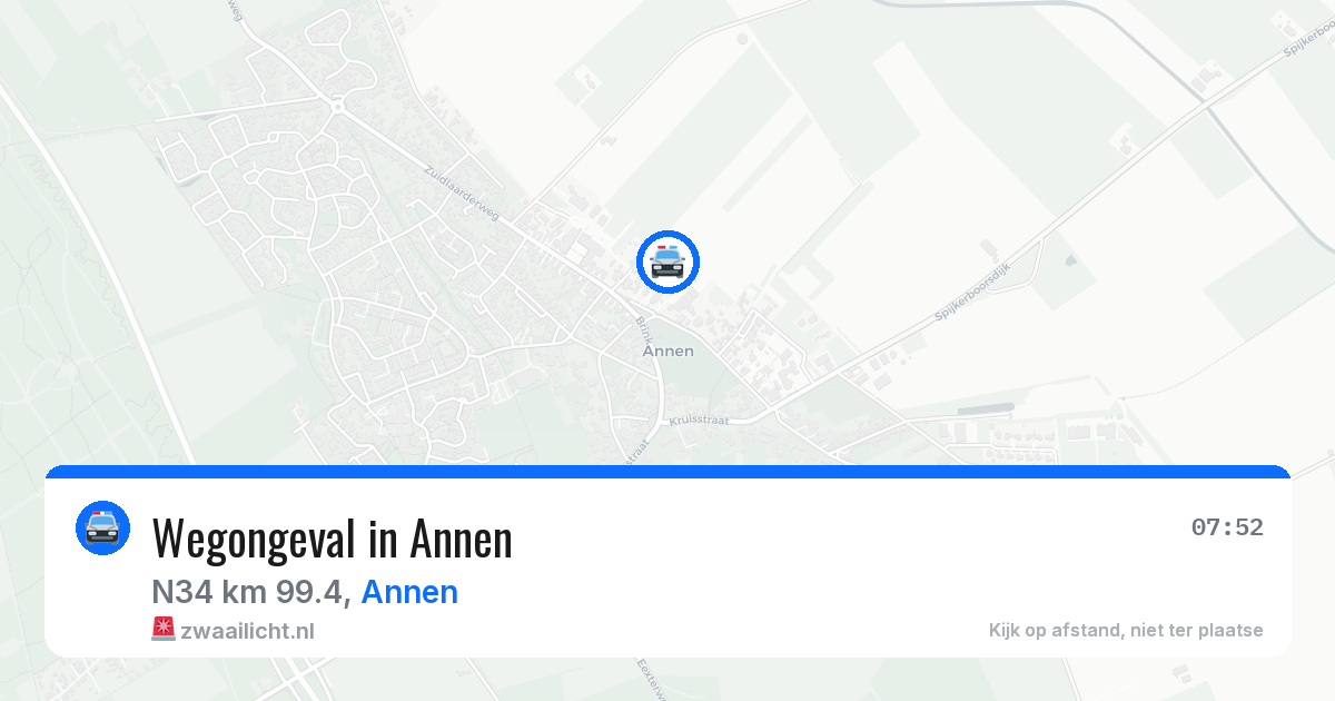 Wegongeval in Annen — 26 mei 2026