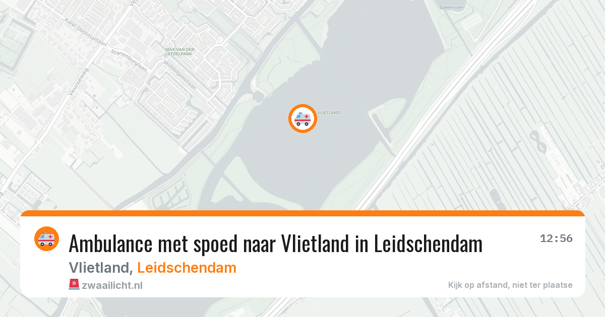 Ambulance met spoed naar Vlietland in Leidschendam — 29 jul 2026