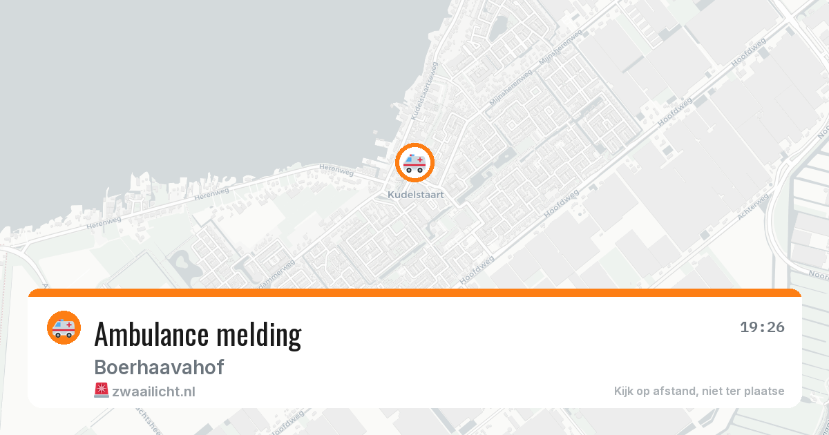 Ambulance melding — 1 jul 2026