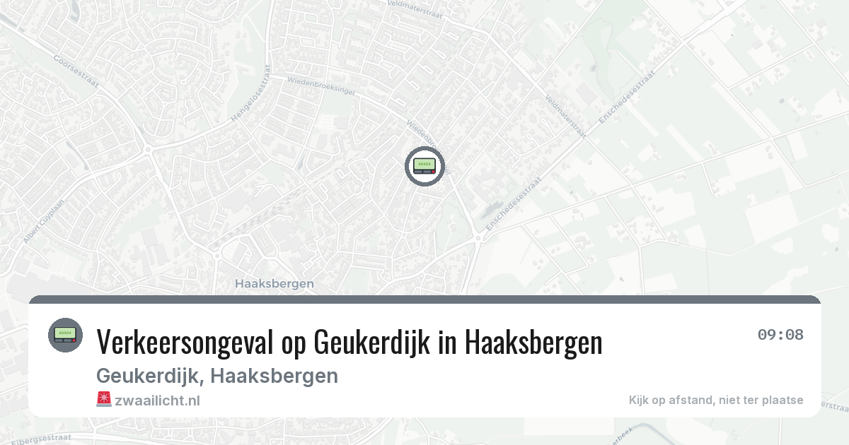 Verkeersongeval op Geukerdijk in Haaksbergen — 29 jan 2026