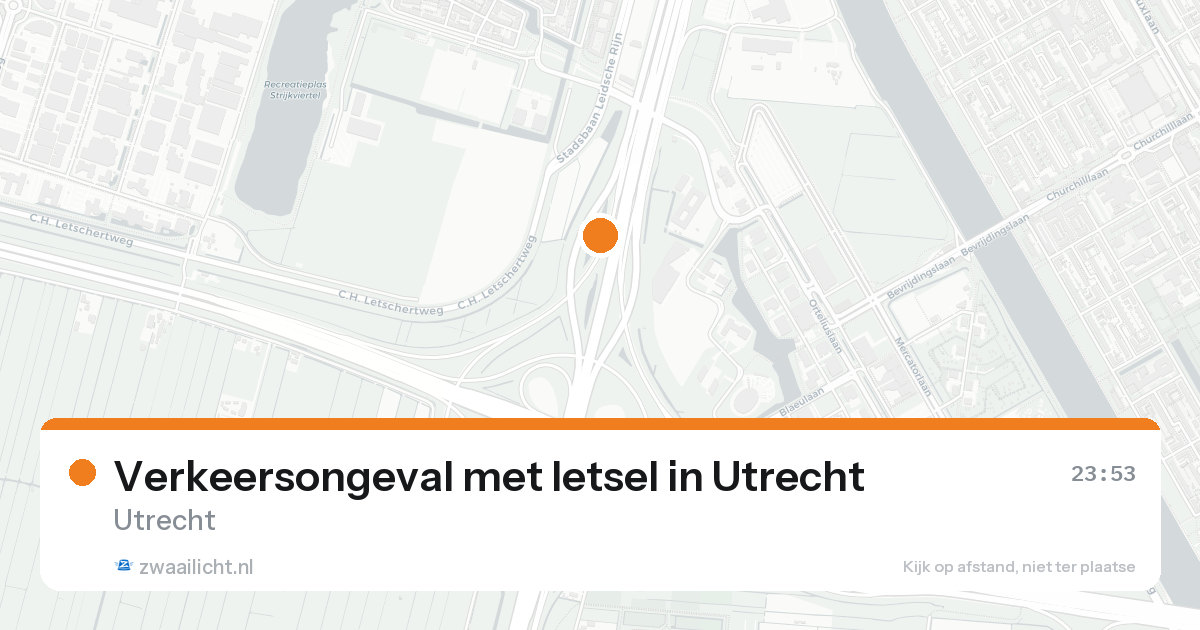 Verkeersongeval met letsel in Utrecht — 15 aug 2026