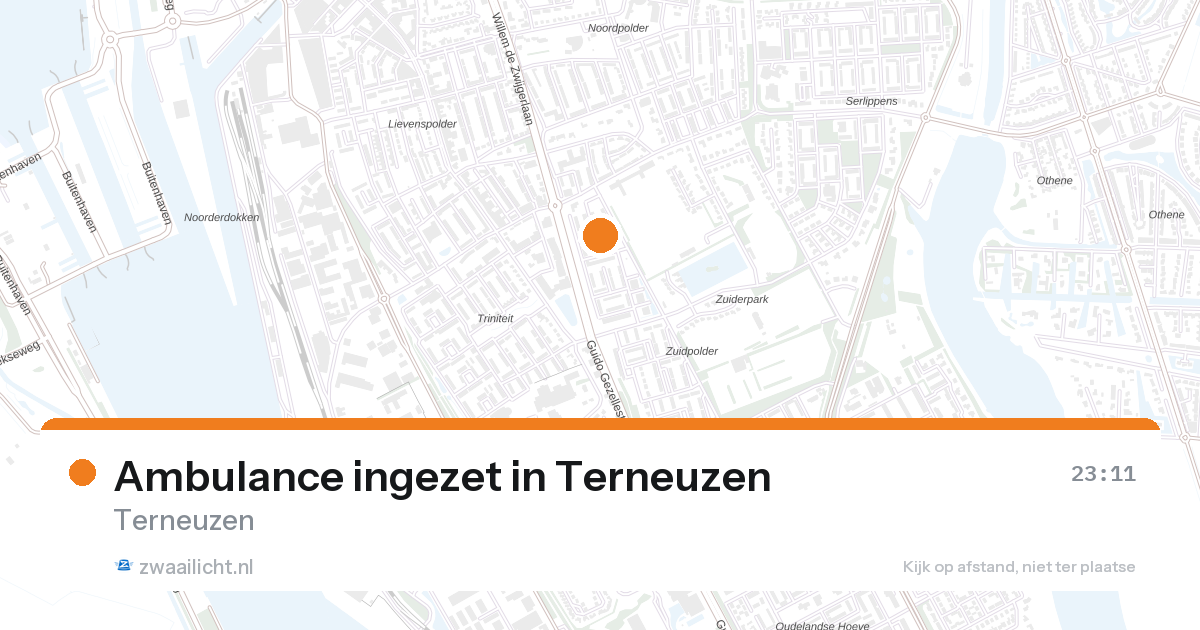 Ambulance ingezet in Terneuzen — 31 jan 2026