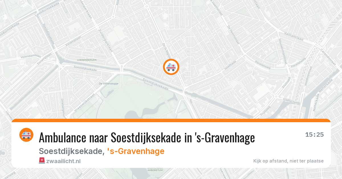 Ambulance naar Soestdijksekade in 's-Gravenhage — 30 apr 2026