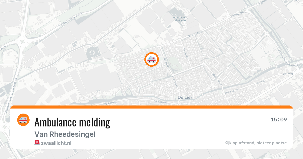 Ambulance melding — 8 feb 2026