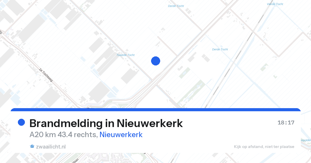 Brandmelding in Nieuwerkerk — 26 aug 2026