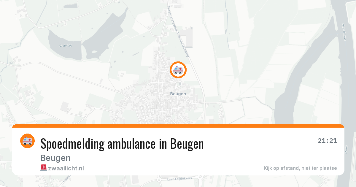 Spoedmelding ambulance in Beugen — 23 jun 2026