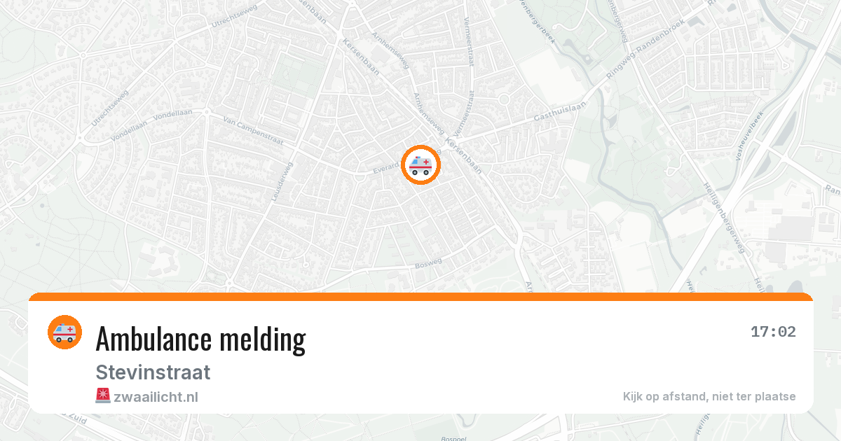 Ambulance melding — 1 jul 2026