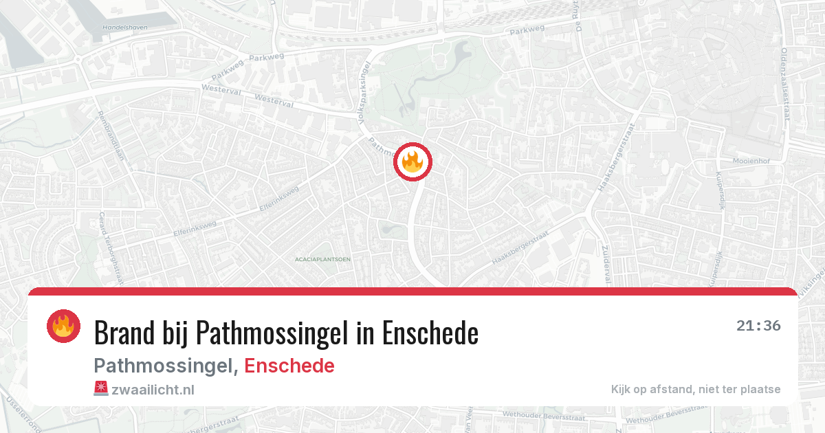 Brand bij Pathmossingel in Enschede — 23 jun 2026