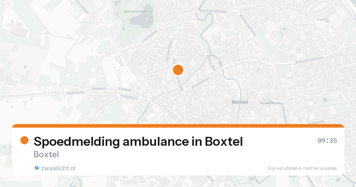 Spoedmelding ambulance in Boxtel — 8 feb 2026