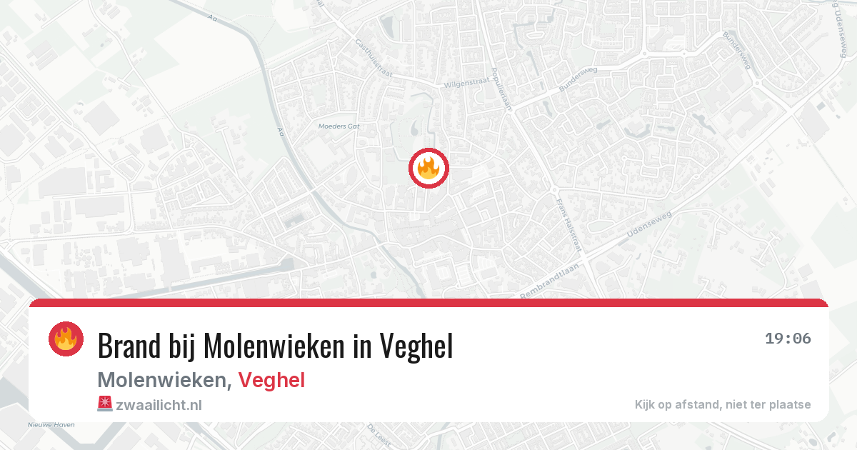 Brand bij Molenwieken in Veghel — 11 jul 2026