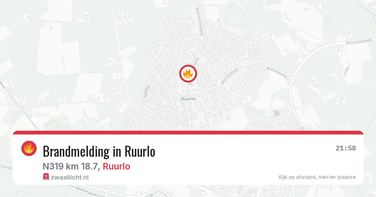 Brandmelding in Ruurlo — 28 jun 2026