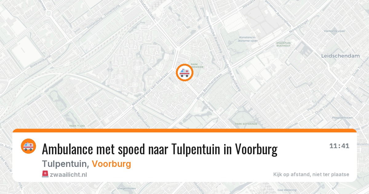 Ambulance met spoed naar Tulpentuin in Voorburg — 3 feb 2026