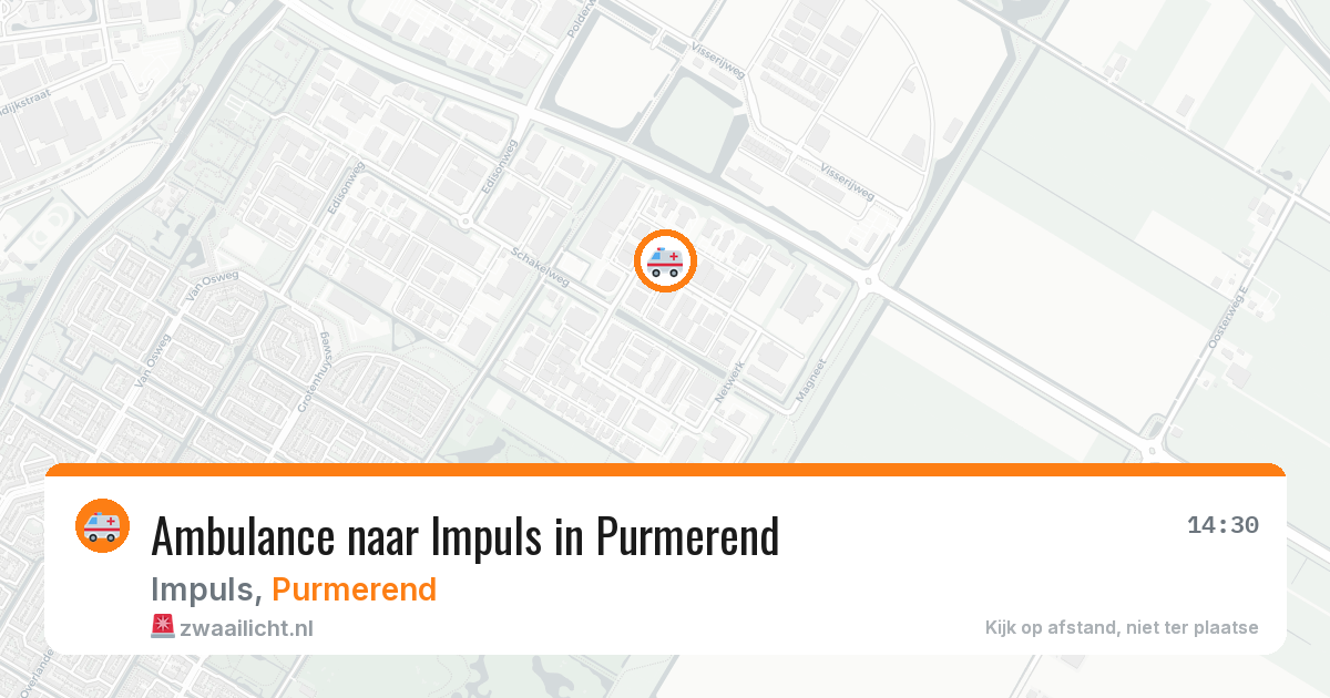 Ambulance naar Impuls in Purmerend — 2 aug 2026