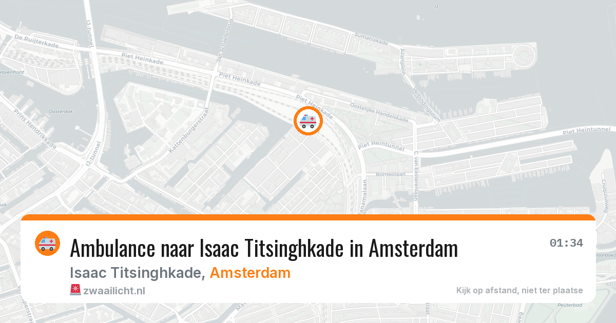 Ambulance naar Isaac Titsinghkade in Amsterdam — 11 jun 2026
